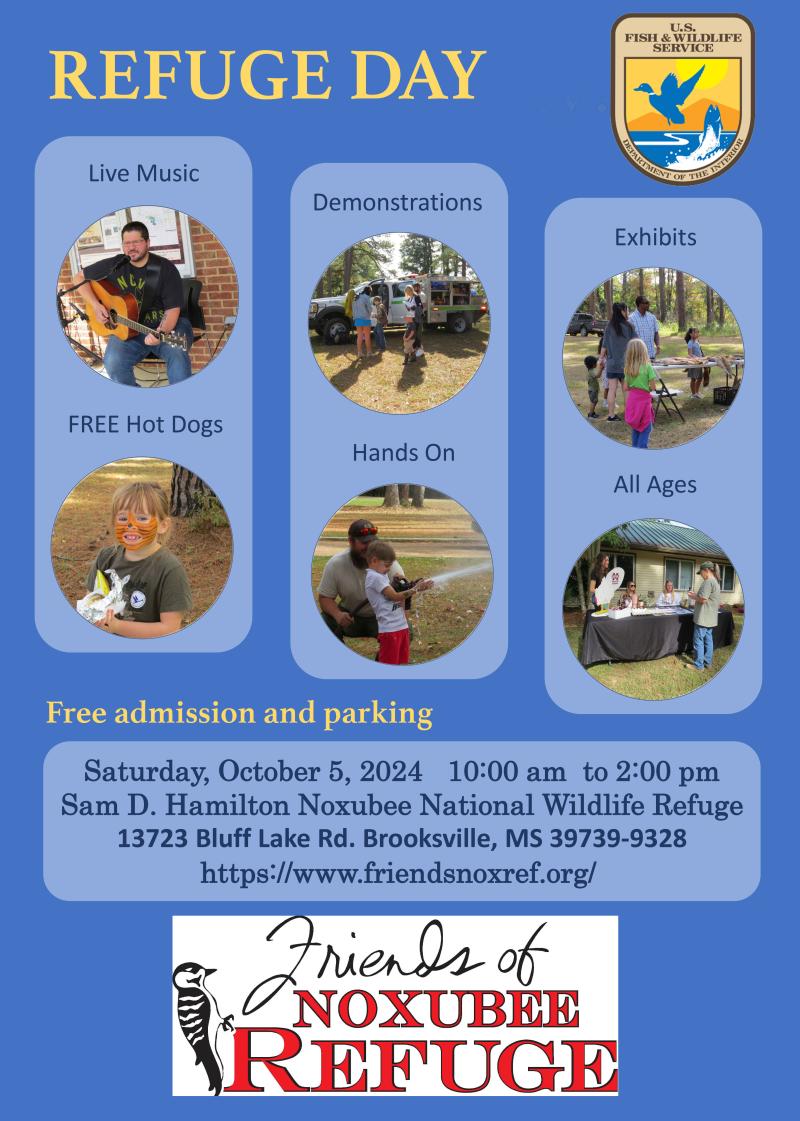 Poster for Refuge Days Oct 5th 2024